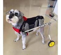 Fauteuil Roulant pour Chien Grand Format pour Les Pattes Arrière, Fauteuil Roulant Réglable pour Chat Blessé Aux Deux Jambes, Aides à La Mobilité Schnauzer Labrador, One Color, M