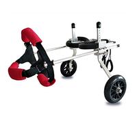 Fauteuil Roulant pour Chien Handicapé - Fauteuil Roulant pour Compagnie - Jambe Arrière Assistée Prothèse pour Chats Petits Chiens Doggies Puppy, XS/S/