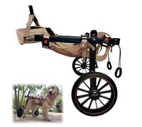 Fauteuil Roulant Pour Chien,Pattes ArrièRe,2 Roues Chien,Attelle D'Exercice Marcheur Handicapé,Aide à La Marche Avant BlesséEs/ParalyséEs,Pour Chariot Animaux Petite,Moyenne Et Grande Taille(XL,Blue)