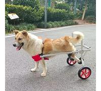 Fauteuil roulant pour chien pour la marche des pattes postérieures handicapées, fauteuils roulants pour animaux de compagnie/chien à 2 roues de grande et moyenne taille, chariot pour chien r