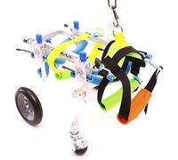Fauteuil roulant pour chien pour meilleures races d'amis 2-10 lbs-fauteuil roulant approuvé par un vétérinaire pour les jambes arrière Fauteuil roulant réglable rééducation des jam