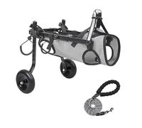Fauteuil roulant pour chien pour pattes arrière - Aide à la mobilité pour animaux de compagnie, chariot de soutien avec roulettes pour une meilleure qualité de vie et de récupération