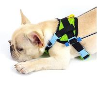 Fauteuil roulant pour chien pour pattes arrière Chariot pour chien, adapté à la marche assistée pour la rééducation des blessures des membres, grand petit chien, réglable, 2 roues, 1 kg - 50 kg (XS)