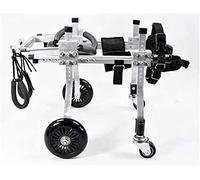 Fauteuil roulant pour chien pour pattes arrière, chariot pour chien, adapté aux pattes postérieures des animaux de compagnie pour pratiquer le handicap des membres pour aider à marcher, grands petits