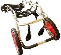 Fauteuil roulant pour chien pour pattes arrières Chariot pour chien, adapté à la pratique des animaux de compagnie Rééducation des blessures aux membres Marche assistée, spécial grand chien, réglable