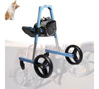 Fauteuil Roulant pour Chien pour Pattes Avant, Fauteuil Roulant léger pour Animaux de Compagnie avec Aide à la Marche des Membres Avant, Chariots réglables à 4 Roues pour Chien, attelle de j