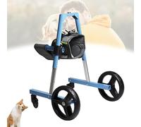 Fauteuil roulant pour chien pour pattes avant, léger et réglable, aide à la mobilité des animaux de compagnie, support de promenade pour chien handicapé avec attelle de membre avant pour une meilleure