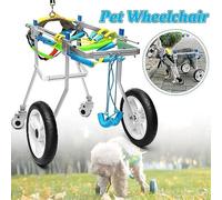 Fauteuil Roulant pour Chien Réadaptation Orthopédique De La Jambe Arrière Chariot Pour Chien Roues Scooter Pour Animaux De Compagnie Pour Vieillir, Désactiver, Blessé, Arthrite, Ch