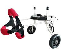 Fauteuil roulant pour chien roues réglables fauteuil roulant pour chien handicapé voiture de marche assistée par chien pour la réadaptation des pattes postérieures des chiens handicapés à partir de (