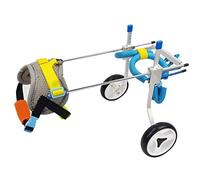 Fauteuil Roulant pour Chien Soins des Hanche et des Articulations Corde de Traction pour Animaux de Compagnie Chien handicapé Voiture de Marche assistée Voiture d'exercice des Jambes arrière