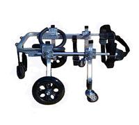 Fauteuil roulant pour chien, soins des hanches et des articulations, fauteuil roulant léger pour animaux de compagnie, véhicule handicapé, corps entier, fauteuil roulant à deux roues (couleu