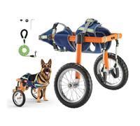 VEVOR Fauteuil roulant pour chien 2 roues – Léger, réglable H/L/long, roues amortissantes – Taille L