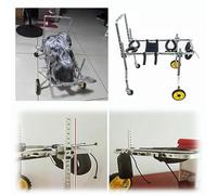 Fauteuil roulant pour chiens ayant des problèmes de mobilité - Poussette à 4 roues pour paralysie et handicap - Soutien complet pour les pattes avant/arrière - Idéal pour les chiens âgés