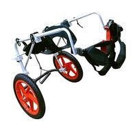 Fauteuil roulant pour chiens de grande taille - Aide à la rééducation des pattes arrière avec roues de marche et harnais Help Em Up pour une mobilité et un soutien améliorés