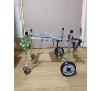 Fauteuil roulant pour pattes arrière - Chariot de mobilité réglable pour chiens blessés, soutien pour une meilleure mobilité et récupération, promenade pour animaux de compagnie de taille moyenne