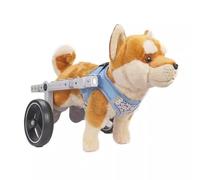 Fauteuil Roulant réglable à 2 ou 4 Roues pour Pattes arrière, Support de Hanche pour Chiots, Aide à la mobilité pour dysplasie et dégénérescence - Taille Moyenne