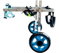 Fauteuil Roulant réglable for Petits Chiens et Animaux de Compagnie paralysés, léger et Facile à Assembler, améliore la mobilité grâce à Un Soutien Optimal des Pattes arrière.(M)