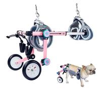 Fauteuil roulant réglable pour animaux de compagnie/chien,Fauteuil roulant pour chiens pour pattes arrière,pour aider à guérir les chiens âgés avec pattes postérieures faibles,Handicapées,XS