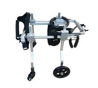 Fauteuil roulant réglable pour chien à 4 roues pour soutien de la mobilité des pattes arrière Idéal pour les animaux handicapés