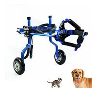 Fauteuil roulant réglable pour chien - Pour la rééducation des pattes arrière - Roues pour handicap - Pour chiens de petite taille-XXS