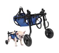 Fauteuil roulant réglable pour chien pour pattes arrière li aide pour chiens avec fauteuil roulant de soutien pour la marche (Taille : XS)