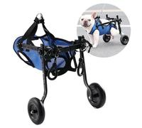 Fauteuil roulant réglable pour chien pour soutenir la mobilité des pattes arrière, aide les petits animaux avec des membres paralysés à retrouver leur mouvement, chariot léger avec roues