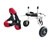 Fauteuil roulant réglable pour chien - Support de mobilité à 2 roues pour animaux de compagnie avec faiblesse de la patte arrière, design léger pour une mobilité et un confort améliorés