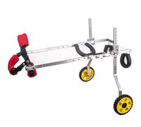 Fauteuil roulant réglable pour chiens et chats, appareil Assi avec roues, support pour animaux de compagnie, taille M (épais)