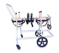 Fauteuil roulant réglable pour grands chiens ayant des problèmes de mobilité, soutient la dysplasie de la hanche et les handicaps, capacité de 15 à 60 kg