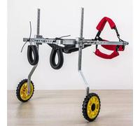 Fauteuil roulant réglable pour pattes arrières - Aide à la mobilité à 2 roues pour animaux blessés/malades - Aide à la récupération (taille XL) - Améliore la vie et la mobilité