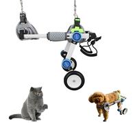 Fauteuil roulant réglable pour pattes arrières - Aide à la mobilité pour animaux handicapés, soutient les chiens blessés paralysés ou présentant une faiblesse des membres, améliore la capaci