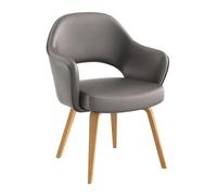 Fauteuil Saarinen Conference structure chêne WxHxD 65.5x81.5x63cm