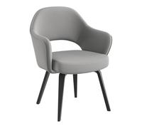 Fauteuil Saarinen Conference structure ébène WxHxD 65.5x81.5x63cm