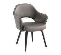 Fauteuil Saarinen Conference structure ébène WxHxD 65.5x81.5x63cm