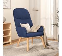 Fauteuil Salon MVS - Chaise de relaxation Bleu Tissu,8,2 Kg