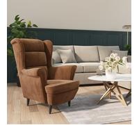 Fauteuil Salon MVS - Fauteuil marron velours,21,85 Kg