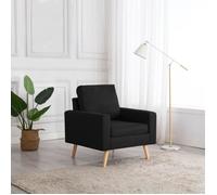 Fauteuil Salon MVS - Fauteuil Noir Tissu,14,75 Kg
