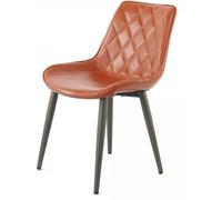 Fauteuil semi artisanal LOT DE 2 AMA 60x51x80 café