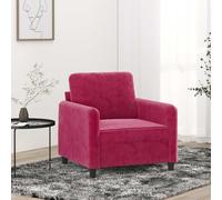 Fauteuil Siège Chaise Canapé Salon Salle de Séjour Maison Marron Velours vidaXL