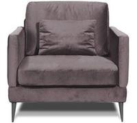 Fauteuil Splendido en velours gris foncé - 1 place 3 G