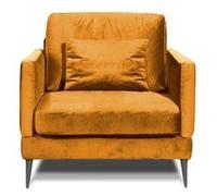 Fauteuil Splendido en velours jaune - 1 place 4 G