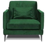 Fauteuil Splendido en velours vert - 1 place 10 G