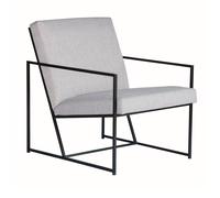 Fauteuil Style black steel base