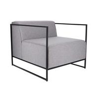 Fauteuil Style New black steel base