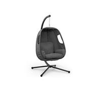 Bella Donna Fauteuil suspendu de jardin + coussin + housse polyester
