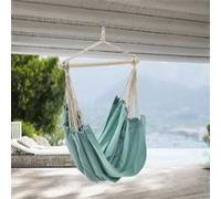 Fauteuil Suspendu Chaise de Hamac Rotatif à 360° Jusqu'à 150 kg pour Intérieur et Extérieur Bleu Ardoise [casa.pro] Bleu G