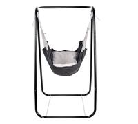 Fauteuil suspendu d'intérieur avec support, balançoire suspendue avec support, chaise hamac robuste oscillante, chaise à bascule robuste, charge maximale 200 livres, pour chambre à coucher, balcon