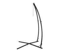 Fauteuil suspendu en métal Hamac C-structure - Fauteuil suspendu oeuf - Balançoire - Pour l'extérieur, terrasse et balcon - Support de balançoire pour véranda et chaise - 150 k