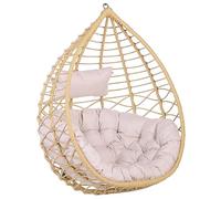 Fauteuil Suspendu En Rotin Beige Arsita Beige