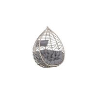 Fauteuil suspendu en rotin gris ARSITA - BELIANI - Relaxation - Salon